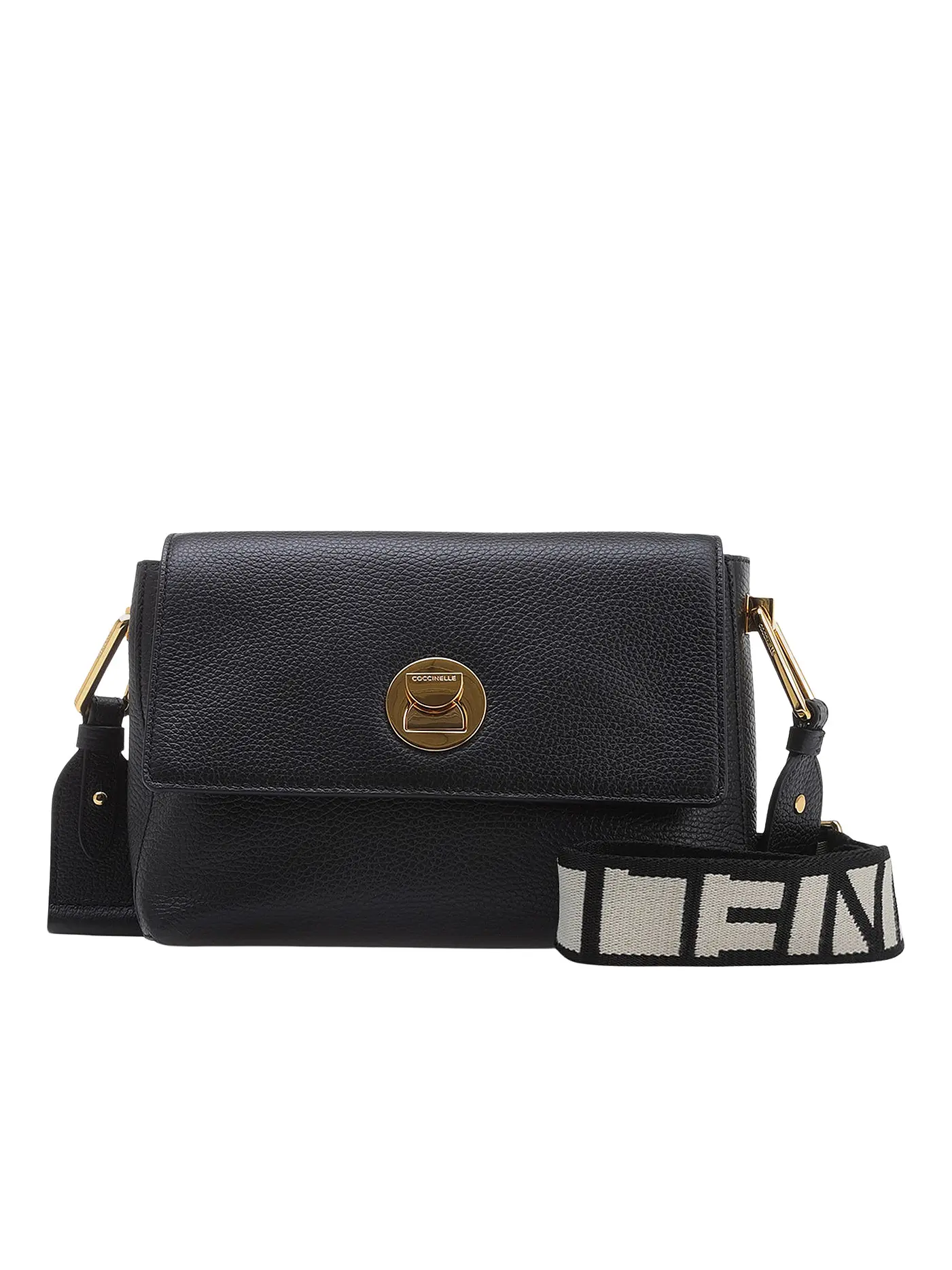 COCCINELLE | Ledertasche - Umhängetasche LIYA | schwarz